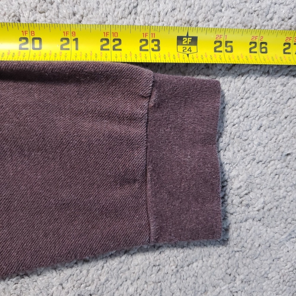 Lacoste Mens Size 7 XXL Brown Solid Long Sleeve Knit Polo Crocodile Logo Preppy - Picture 8 of 10